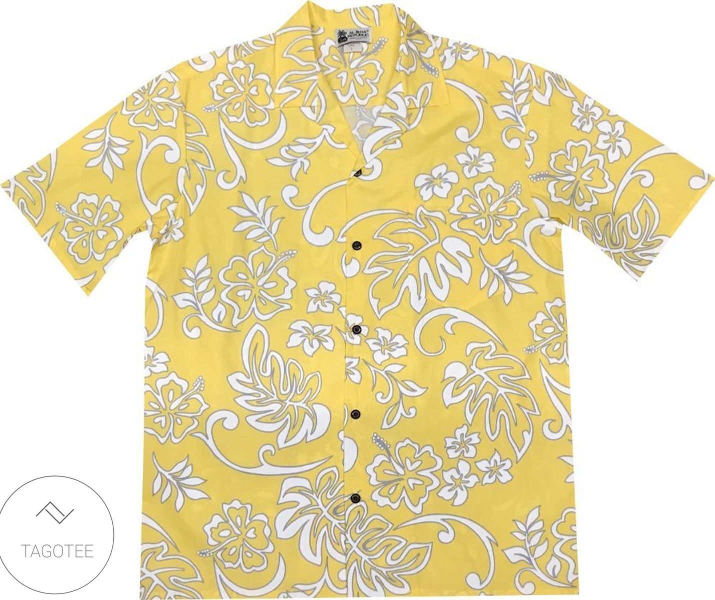 Flower Summer Print Short Sleeve Hawaiian Casual Shirt