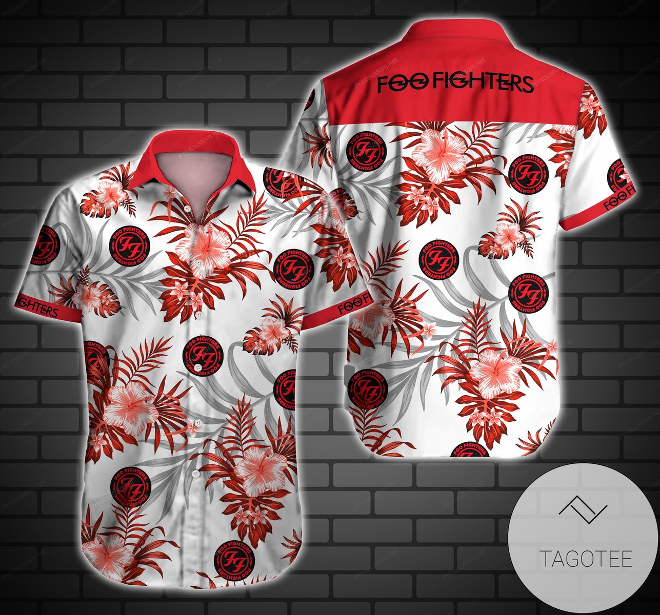 Foo Figher Hawaiian Shirt