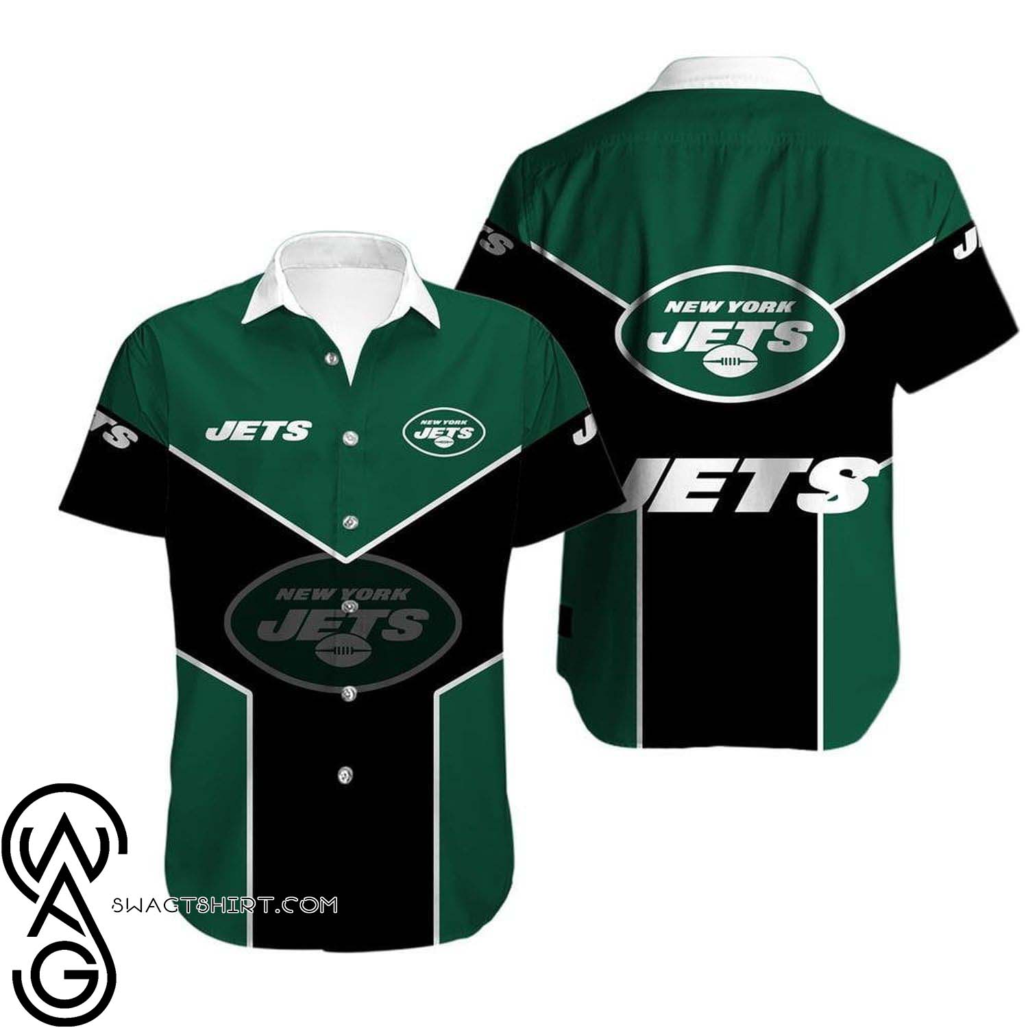 Football Fans New York Jets Full Printing Hawaiian Shirt