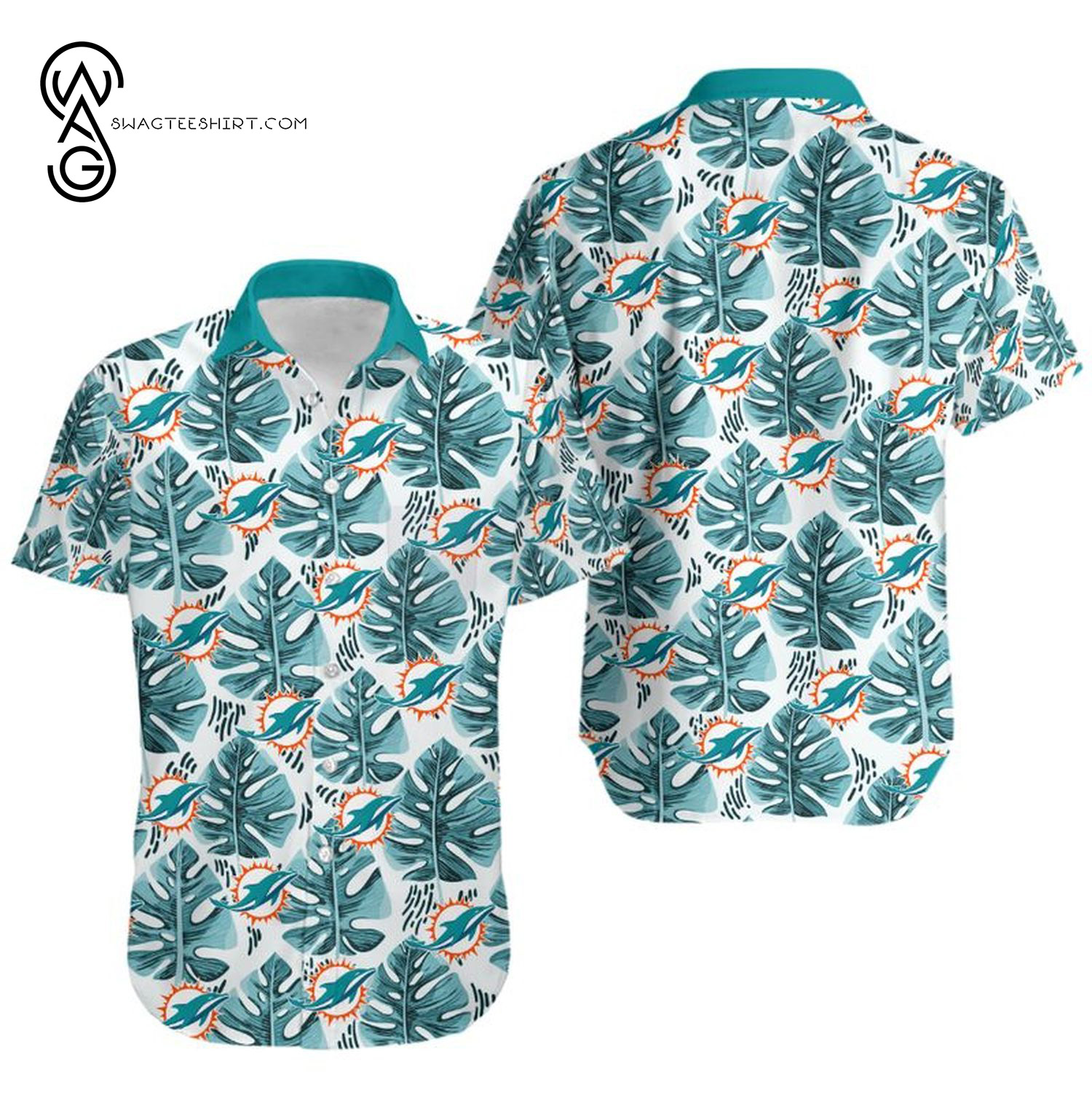 Football Team Miami Dolphins Summer Vibes Hawaiian Shirt