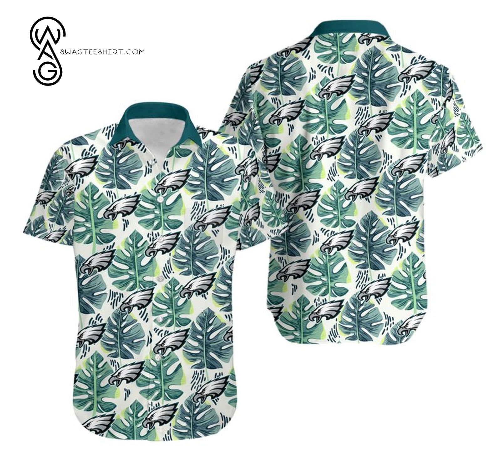 Football Team Philadelphia Eagles Summer Vibes Hawaiian Shirt