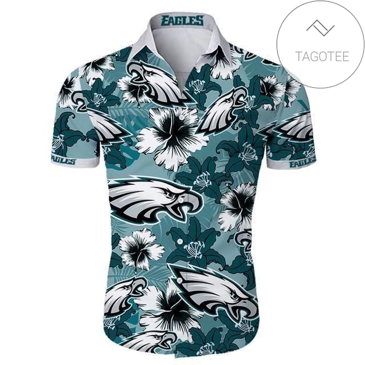 Ford Mustang Hawaiian Graphic Print Short Sleeve Hawaiian Casual Shirt