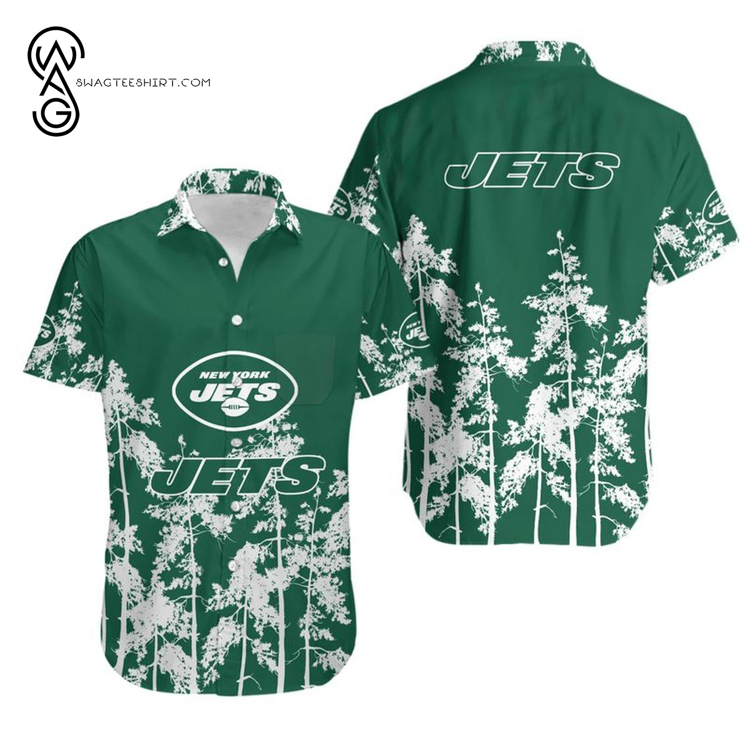 For Fan New York Jets Summer Vibes Hawaiian Shirt