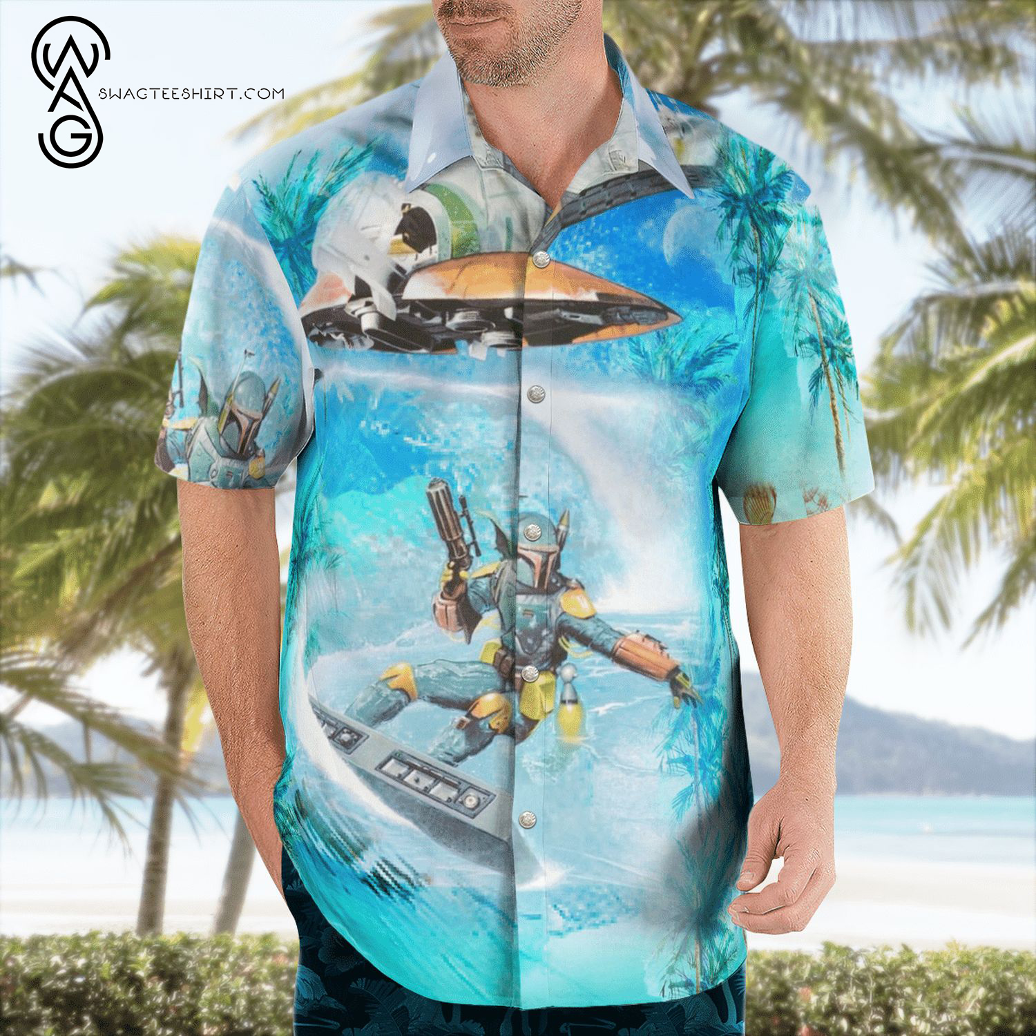 For Summer Blue Moon Beer Hawaiian Shirts And Beach Shorts