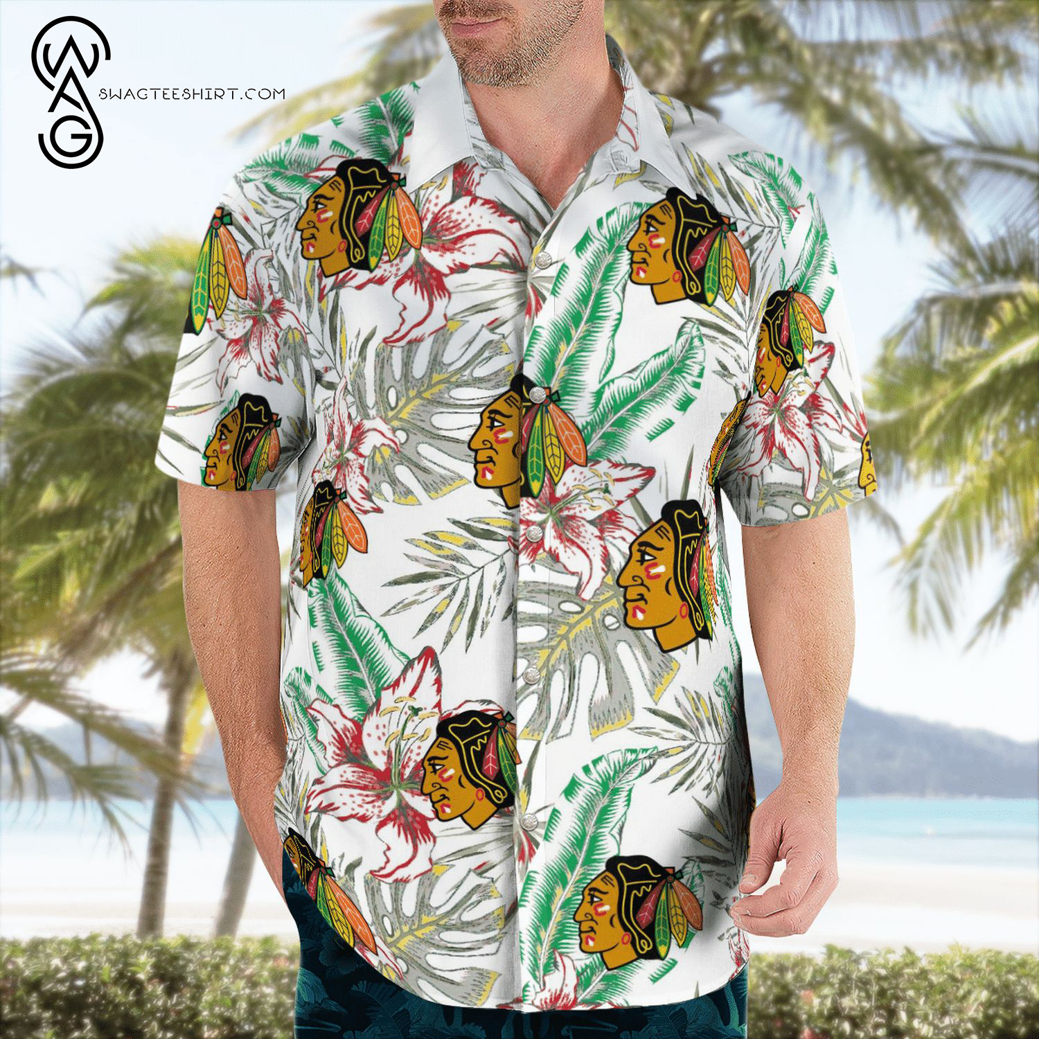 For Summer Carolina Hurricanes Hockey Hawaiian Shirts And Beach Shorts