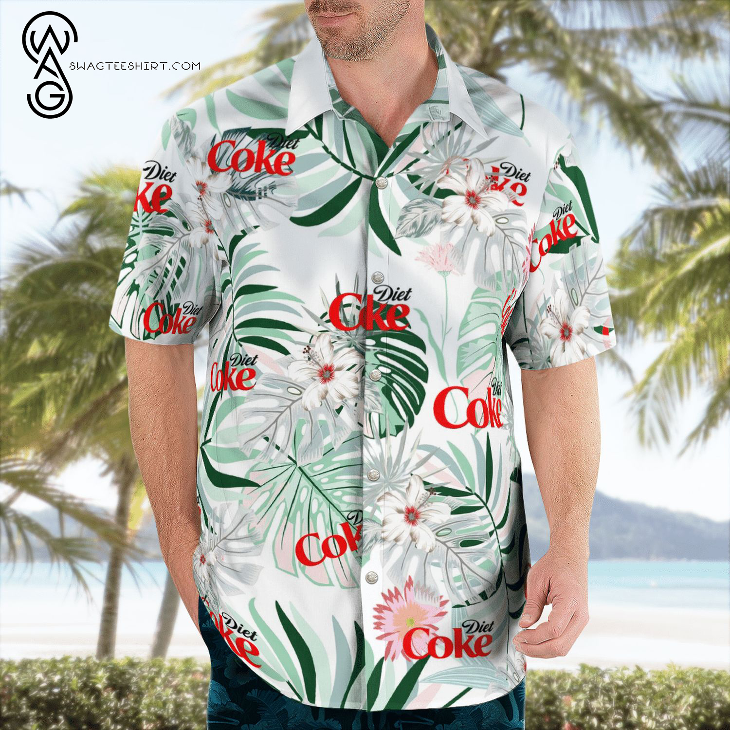 For Summer Dodge Logo Hawaiian Shirts And Beach Shorts