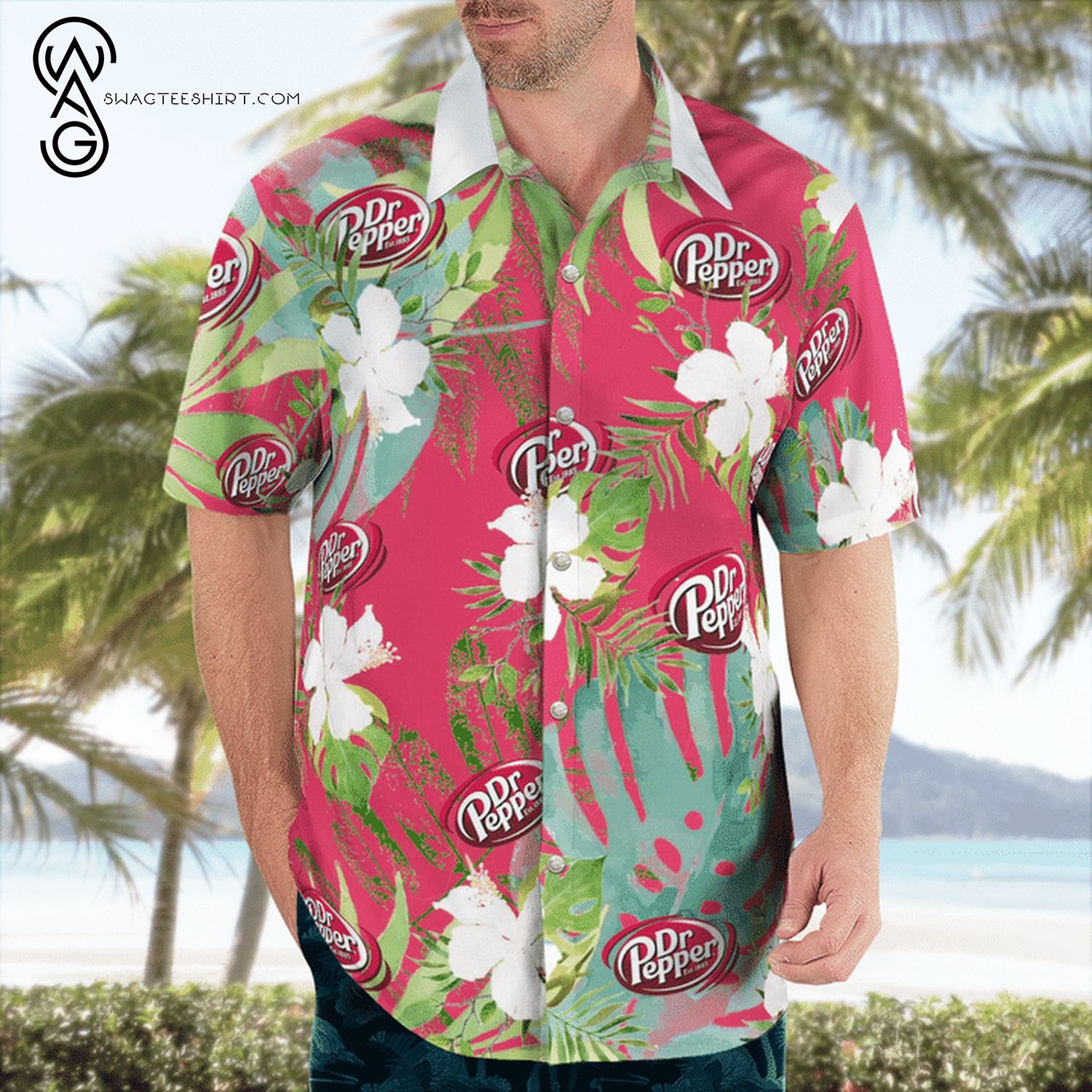 For Summer Detroit Red Wings Hawaiian Shirts And Beach Shorts