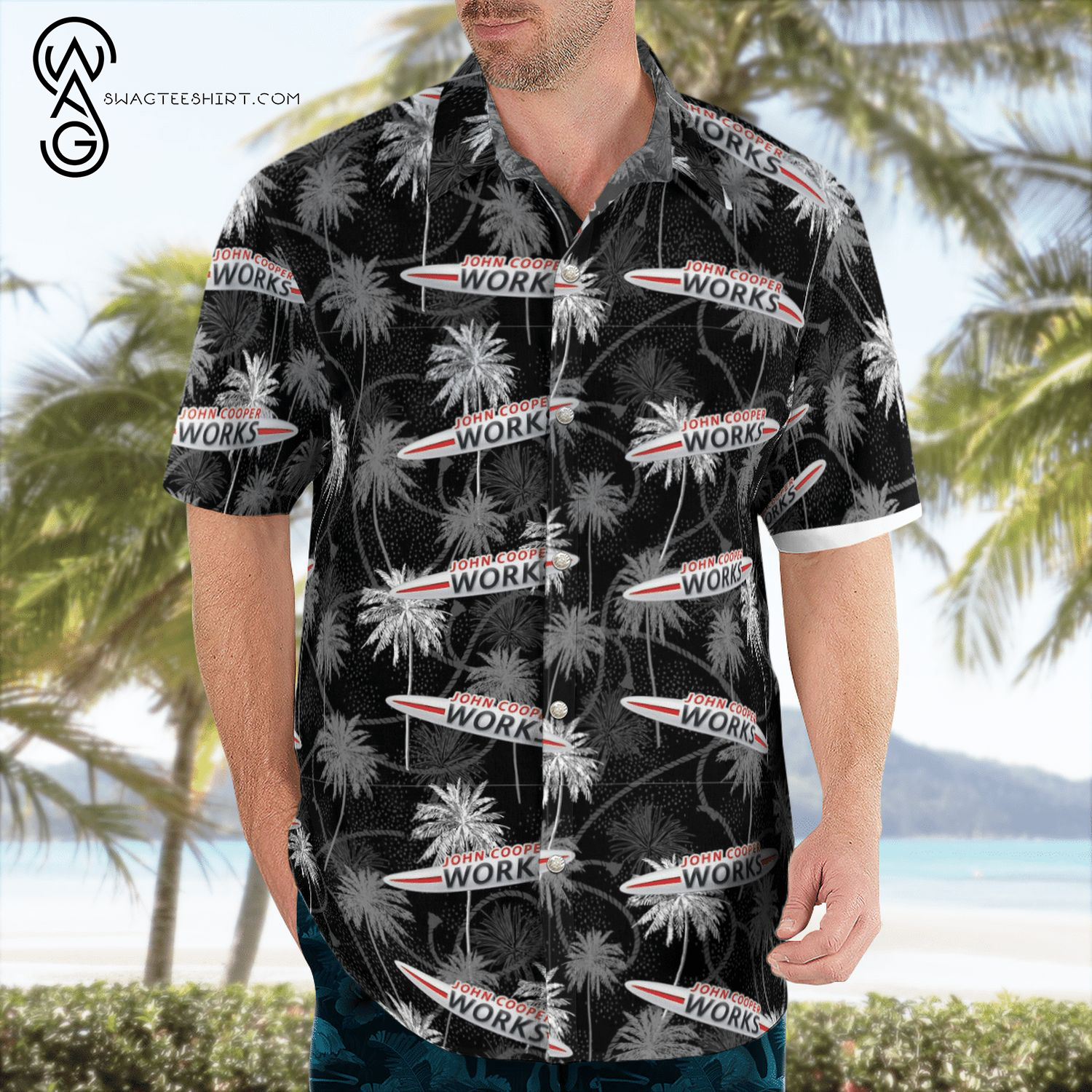 For Summer Guinness Logo Beer Hawaiian Shirts And Beach Shorts