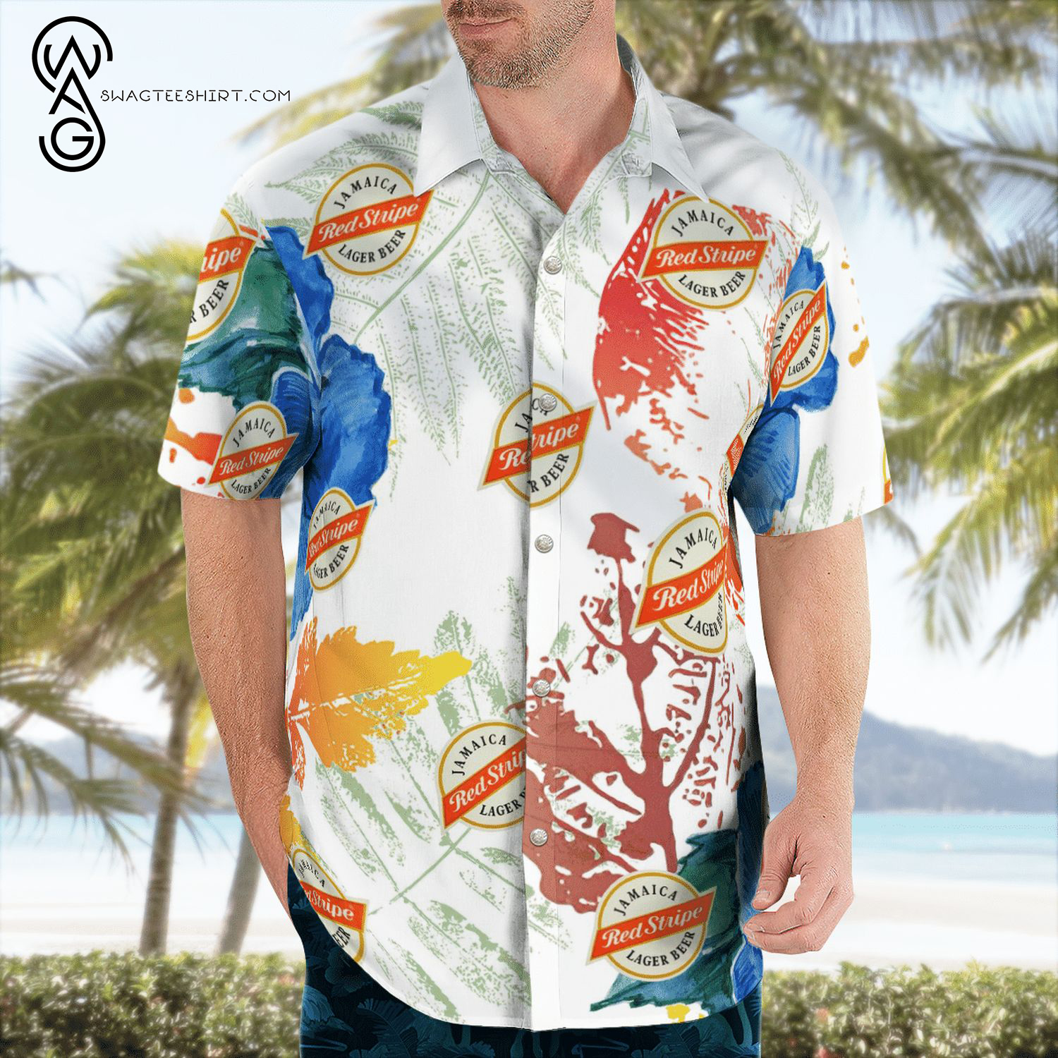 For Summer Samuel Adams Beer Hawaiian Shirts And Beach Shorts