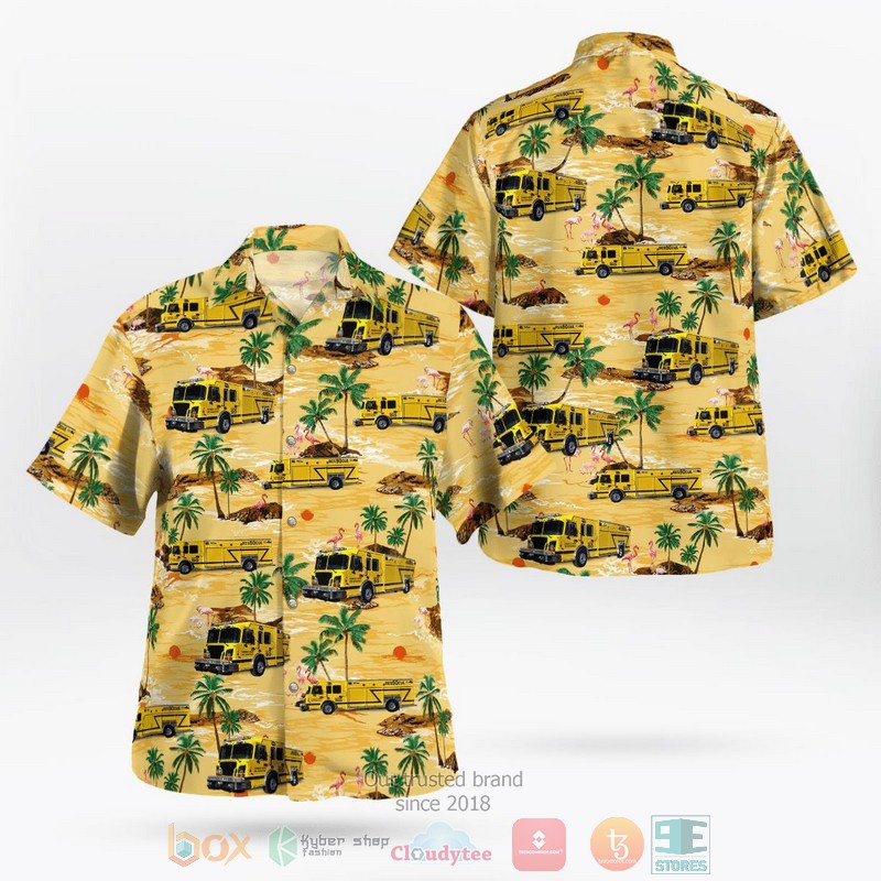 Flying Tiger Line Lockheed L-1049H Super Constellation Hawaiian Shirt