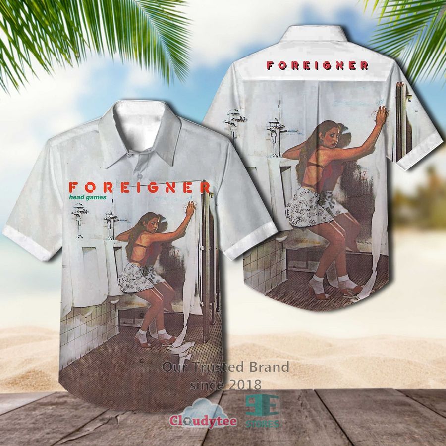 Foreigner band Mr. Moonlight Album Hawaiian Shirt