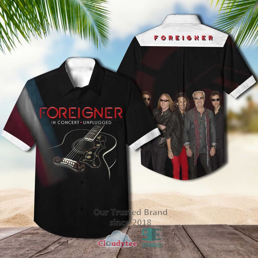 Foreigner band Head Games Album Hawaiian Shirt