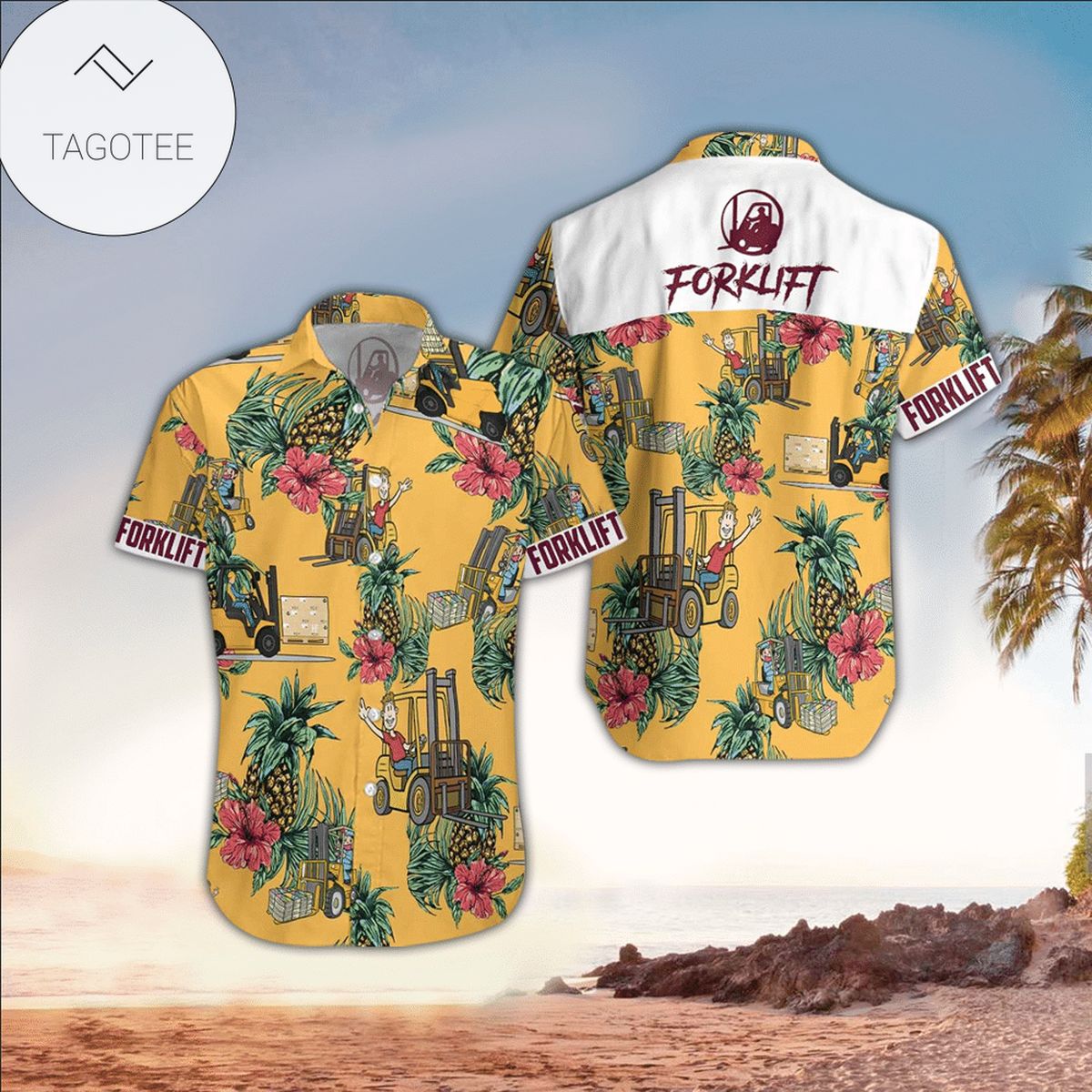 Four Roses Hawaiian Shirt