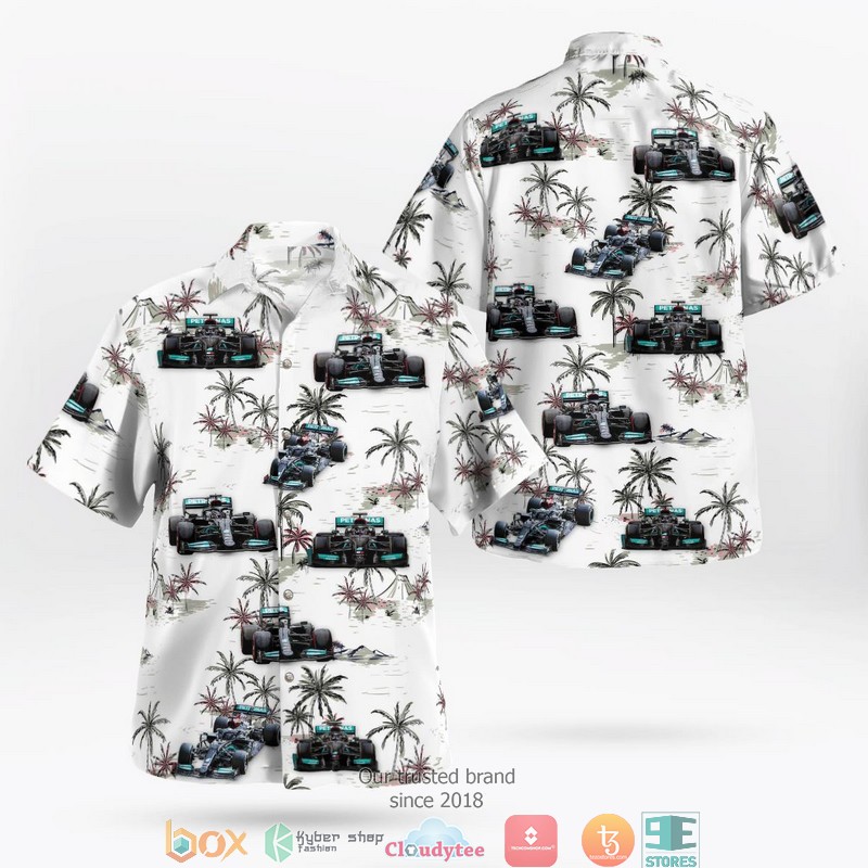 Formula One poster Hawaiian Shirt