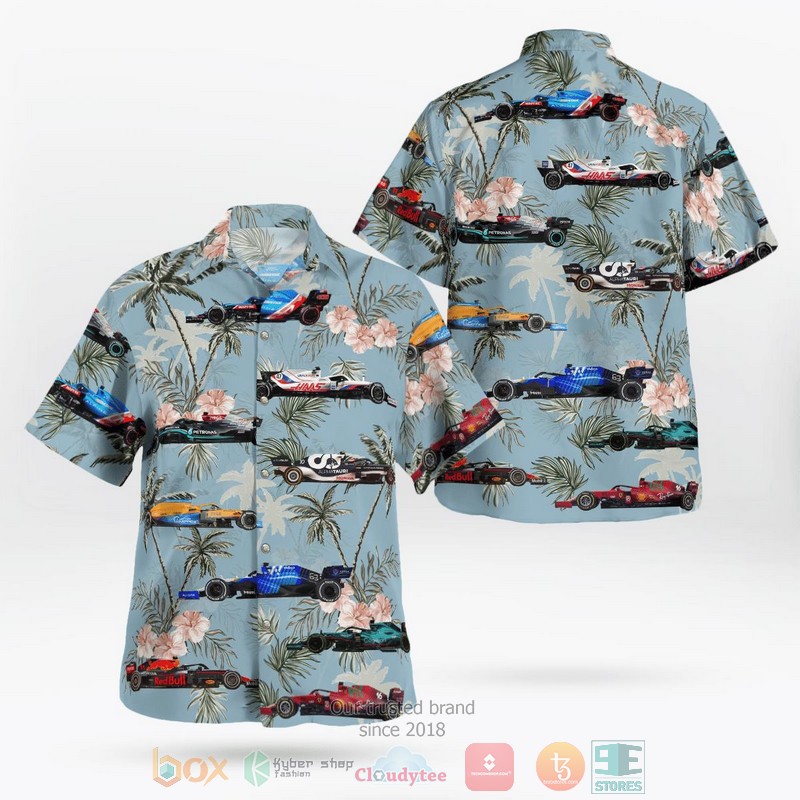 Formula One Car Hawaiian Shirt