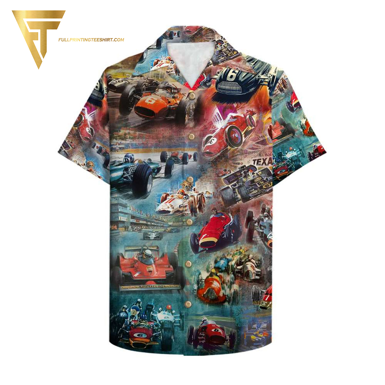 Freightliner Cascadia 4th Of July Pattern Summer Hawaiian Shirt