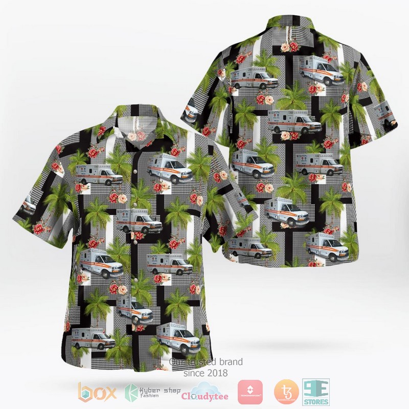 Forsyth County Georgia Forsyth County EMS Hawaiian shirt