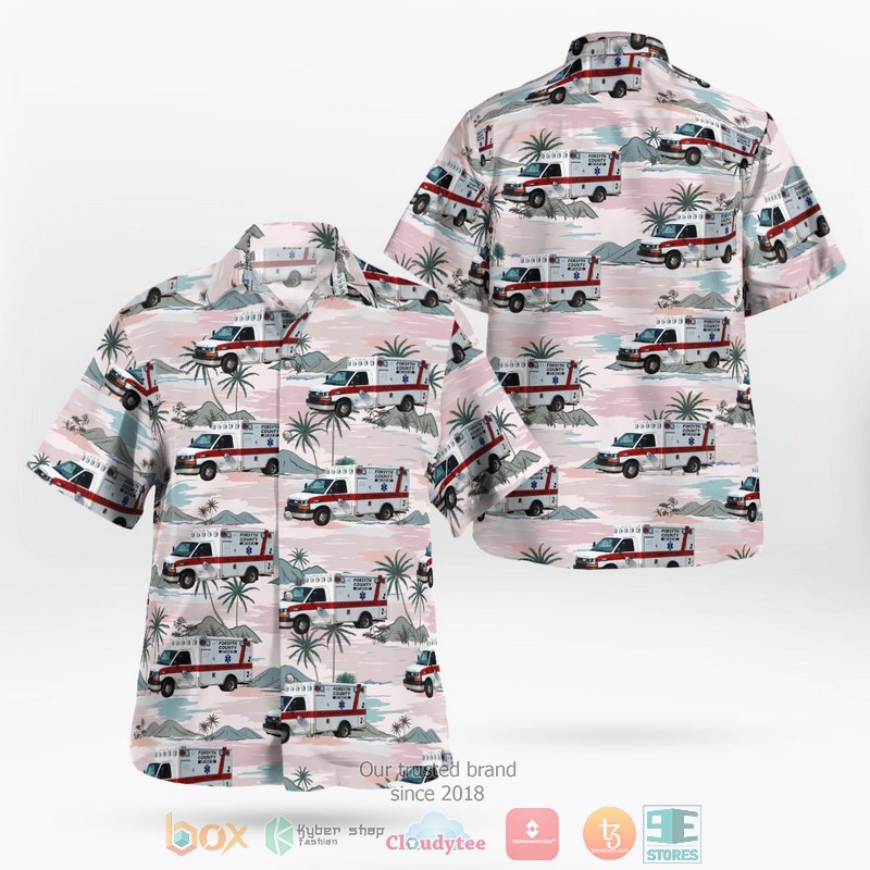 Forsyth County Emergency Services Hawaiian shirt