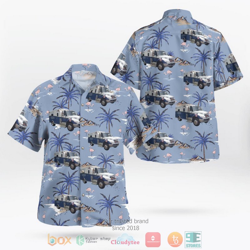 Forsyth County North Carolina Forsyth County Fire Department Hawaiian shirt