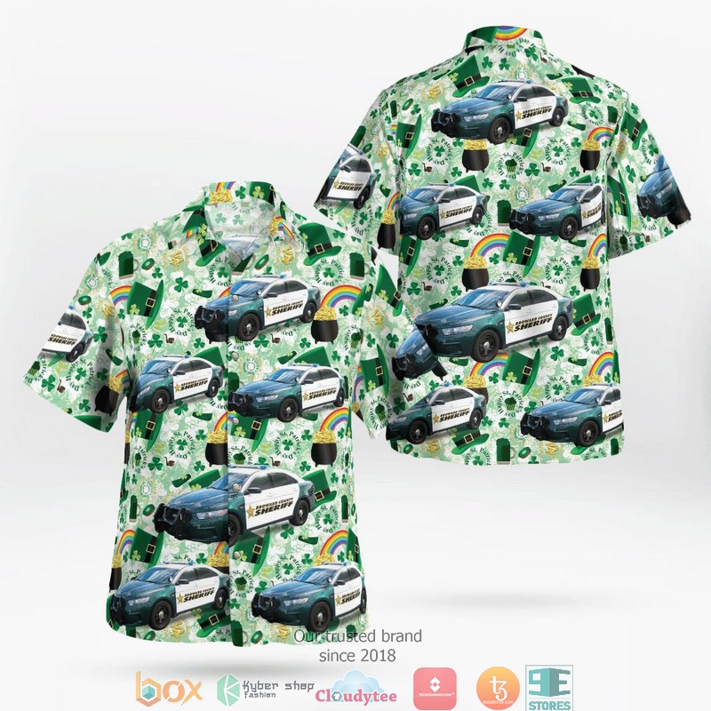 Fort Meade Fire & Emergency Services Fire Engine Hawaiian Shirt