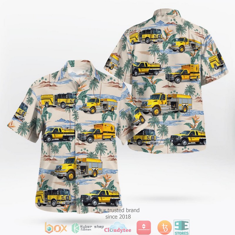 Fort Wayne Fire Department Aloha Shirt