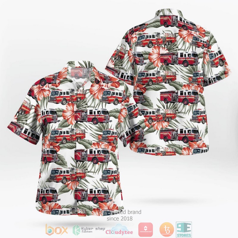 Fort Valley Fire Department 3D Hawaii Shirt