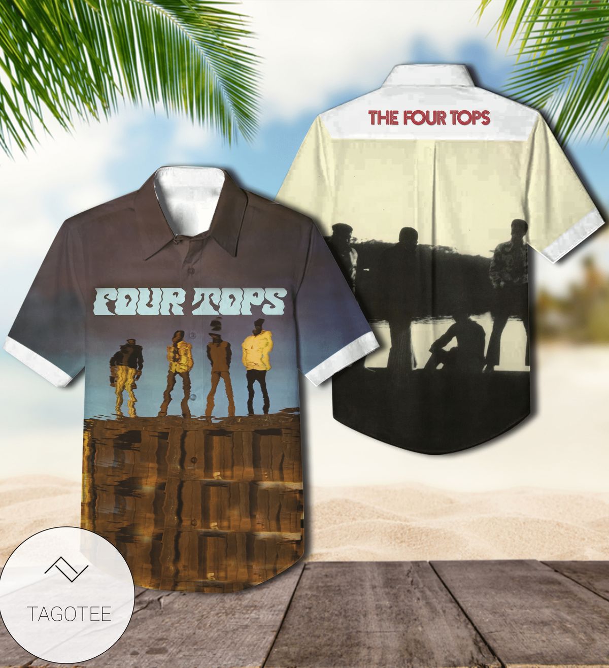 Four Tops Second Album Cover Hawaiian Shirt