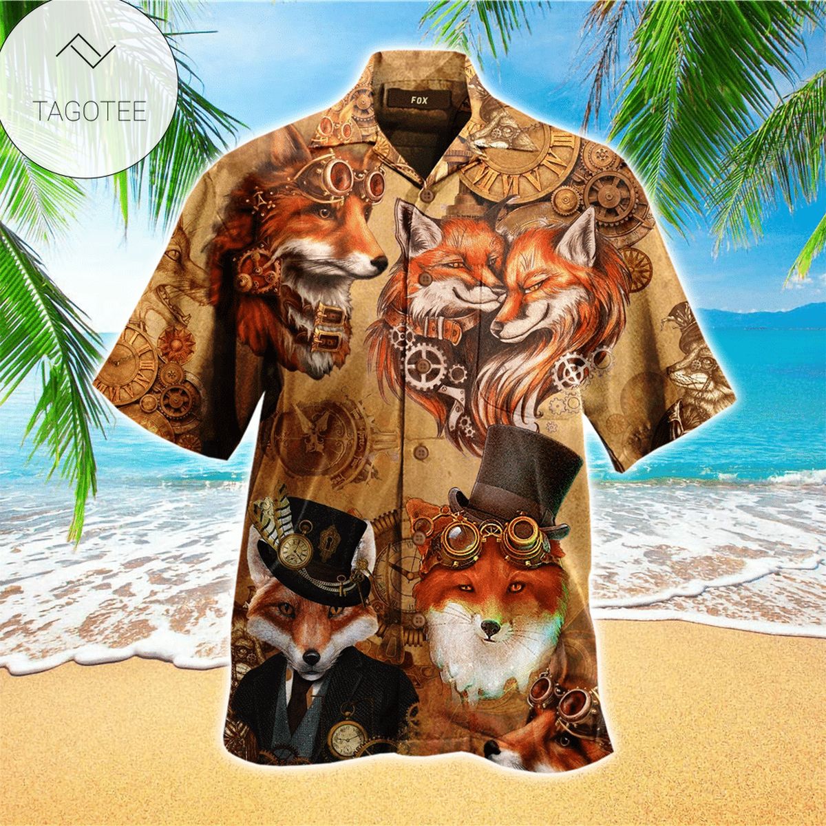 Fox Aloha Shirt Hawaiian Shirt For Fox Lovers