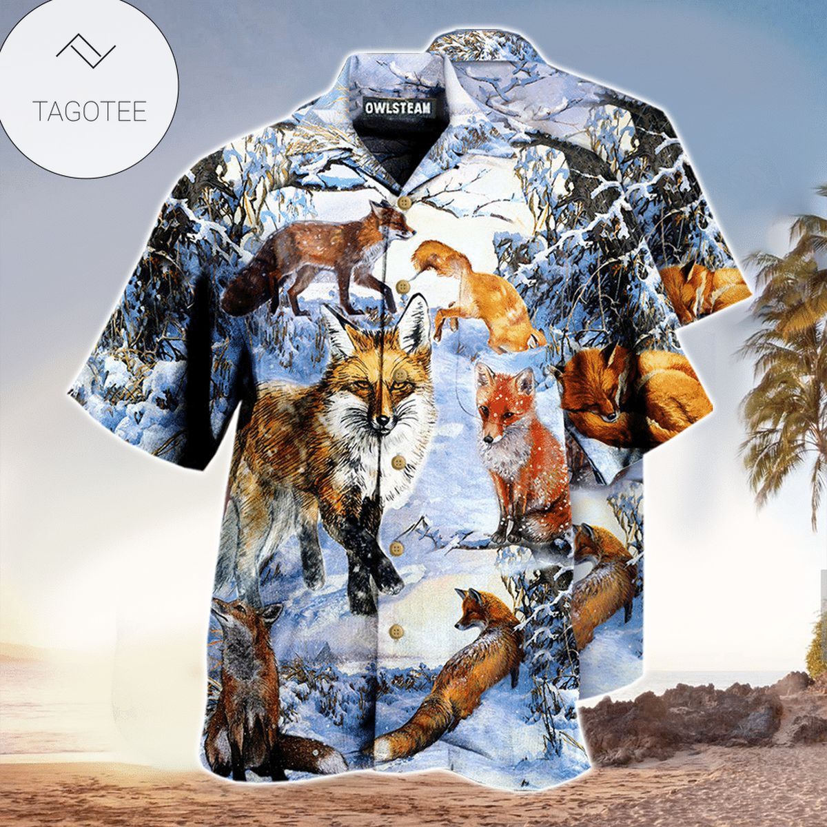 Fox Aloha Shirt Hawaiian Shirt For Fox Lovers