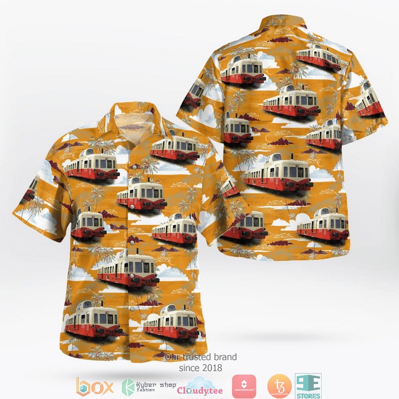 France SNCF Class X 73500 Diesel Multiple Unit Train Hawaiian Shirt