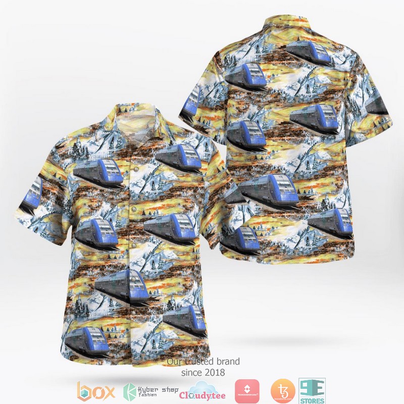 France SNCF Class BB 25150 Electric Locomotives Hawaiian Shirt