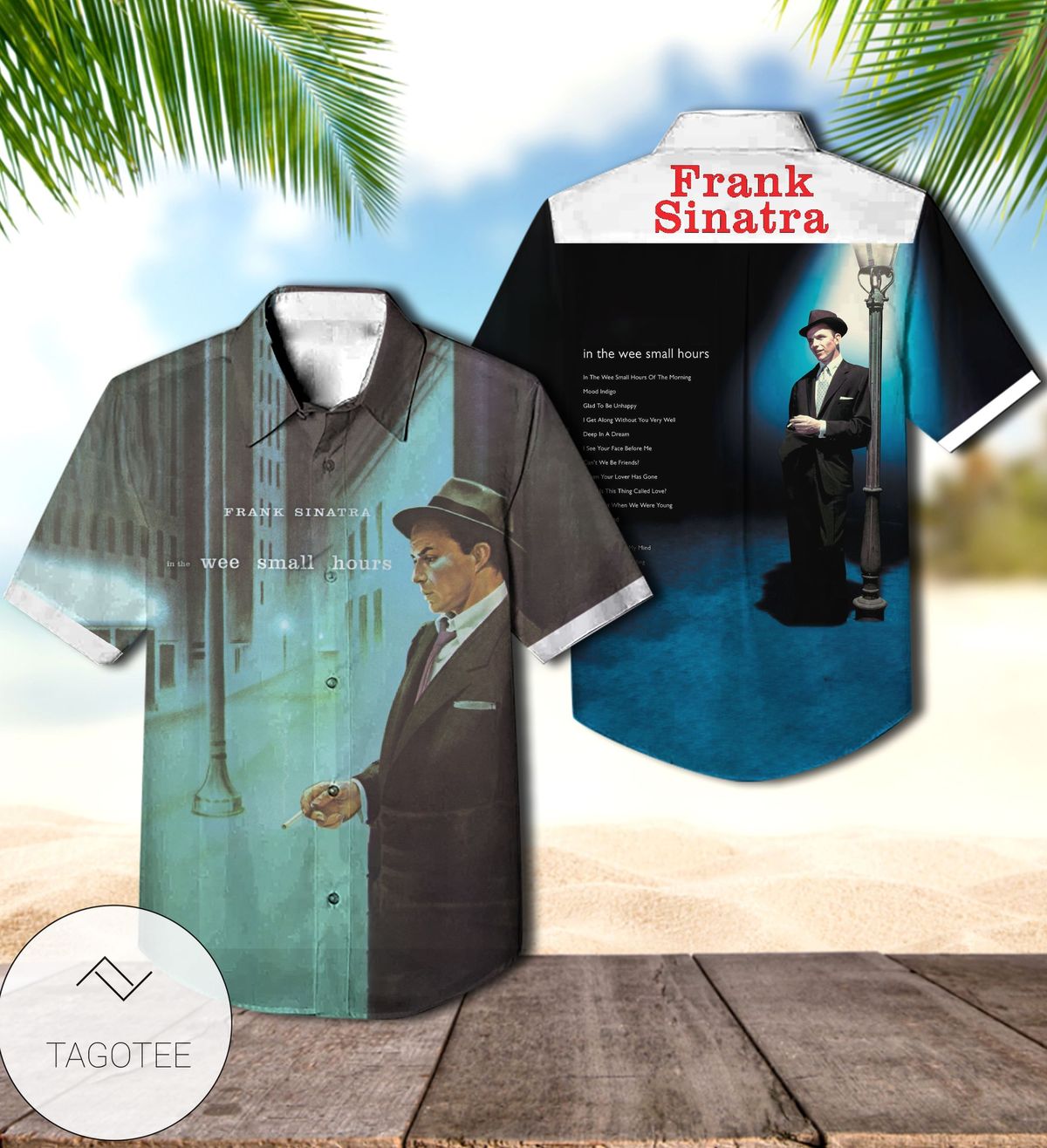 Frank Sinatra Songs For Swingin’ Lovers Album Cover Hawaiian Shirt