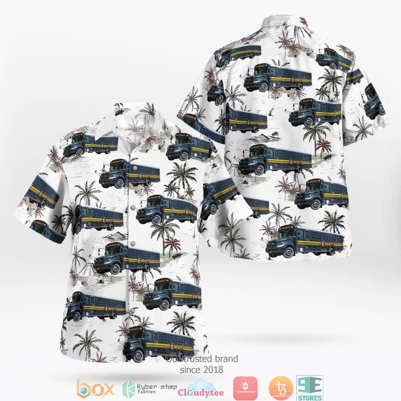 Franklin County Fire Department Illinois Hawaii 3D shirt