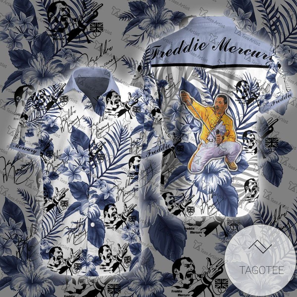 Freddie Mercury Authentic Hawaiian Shirt 2022 3d