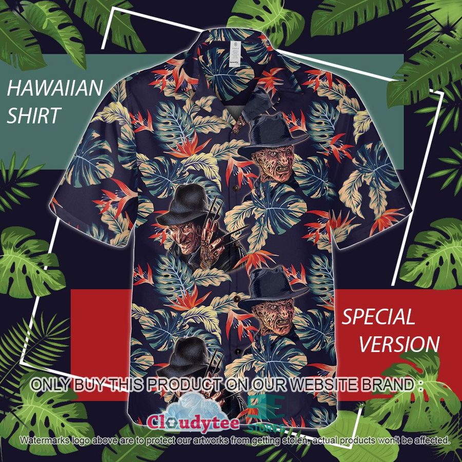 Freddy Krueger tropical Hawaiian Shirt