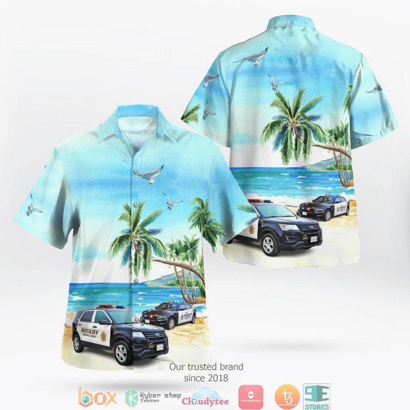 Freightliner Class 59 Locomotive Train Hawaiian Shirt