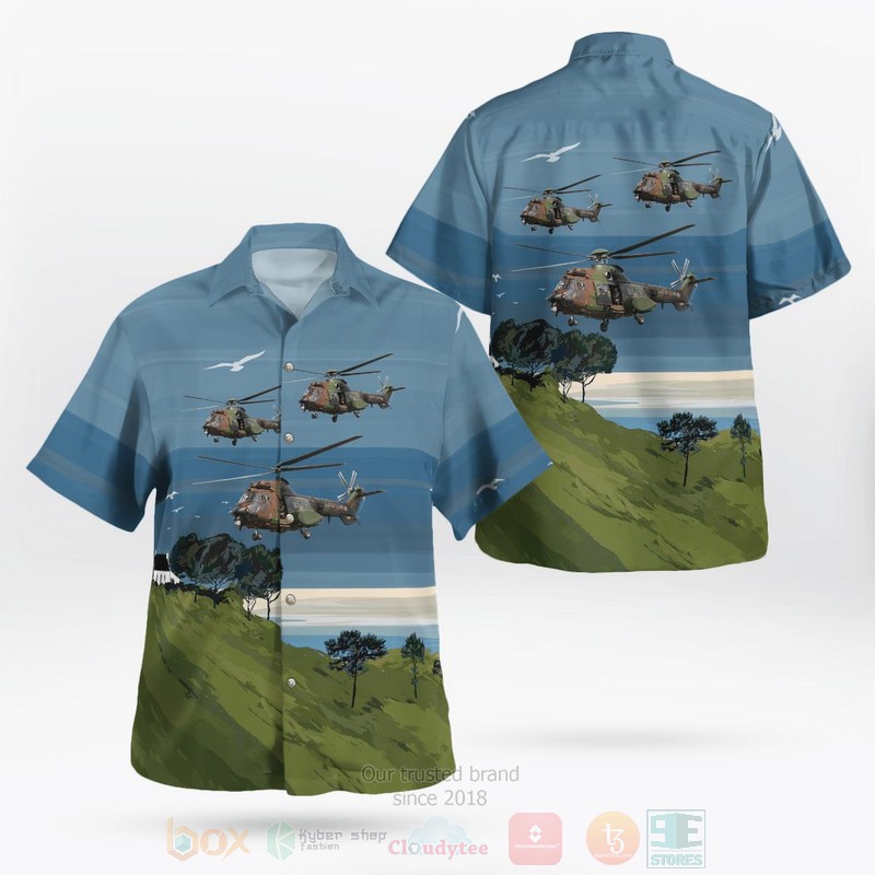 French Army Eurocopter EC 665 Tiger HAD Hawaiian Shirt