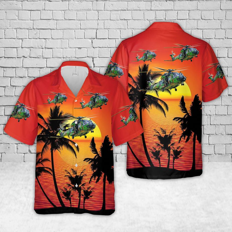 French Army Panhard EBR Hawaiian Shirt