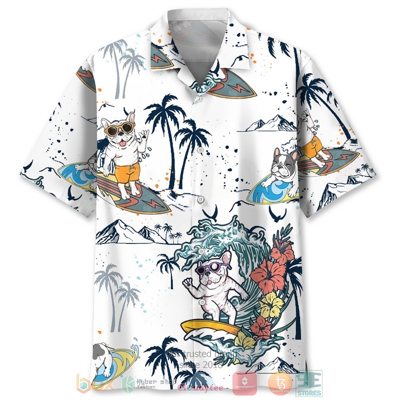 French Bulldog Independence Day Is Coming Hawaiian Shirt