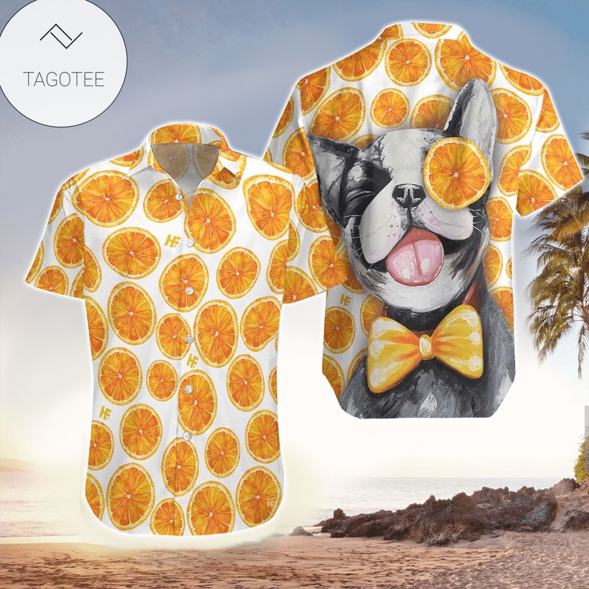 French Bulldog Hawaiian Shirt