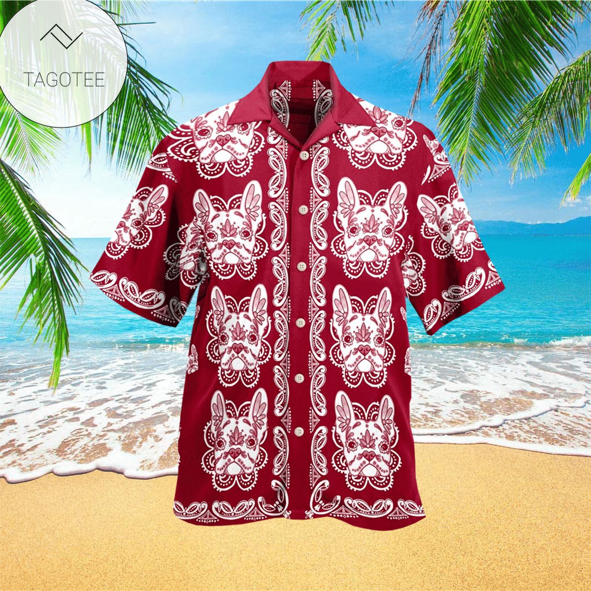 French Bulldog Hawaiian Shirt