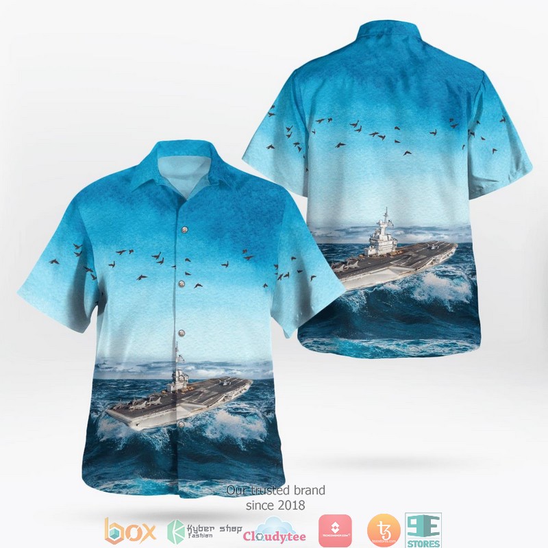 French Navy Dassault Rafale M Hawaiian Shirt