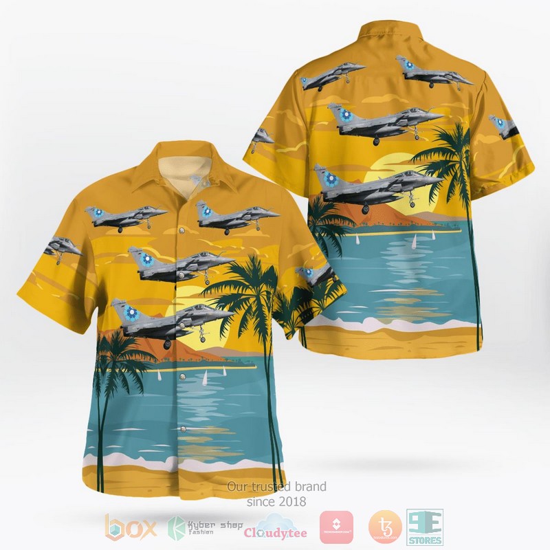 French Navy Charles de Gaulle 3D Hawaii Shirt