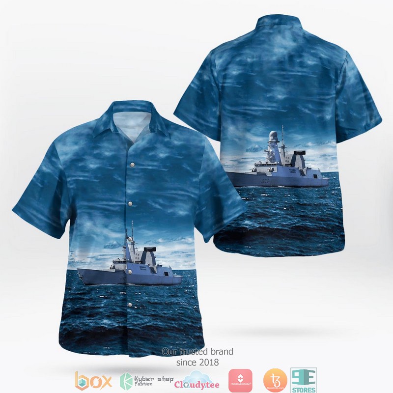 French Navy Dixmude L9015 3D Hawaii Shirt