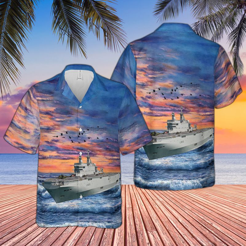 French Navy Frigate Cassard D 614 Cassard-class Frigate Hawaiian Shirt