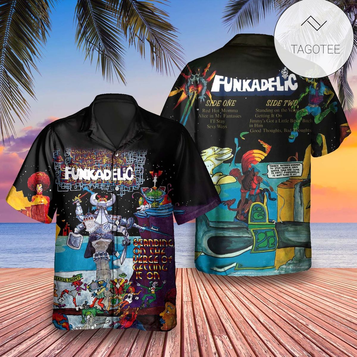 Funkadelic Maggot Brain Album Cover Hawaiian Shirt