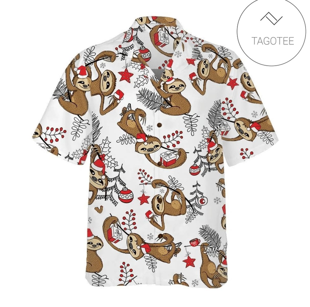 Funny Cat On Christmas Eve 2022 Authentic Hawaiian Shirts