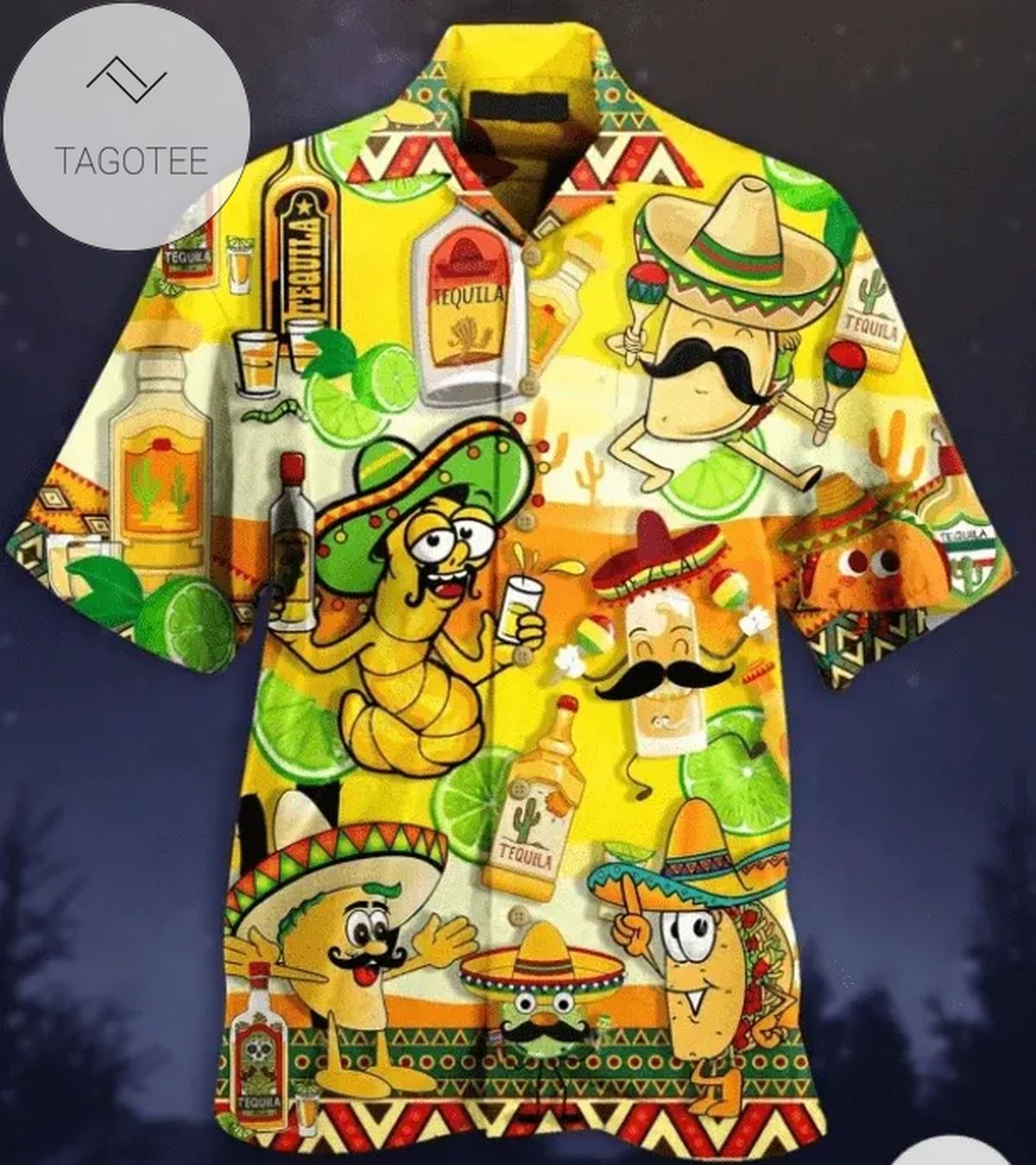 Funny Tacos Summer Holiday Hawaiian Aloha Shirts