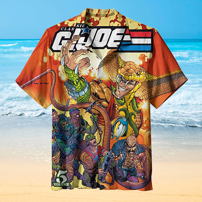 G.I. Joe Group Hawaiian Shirt