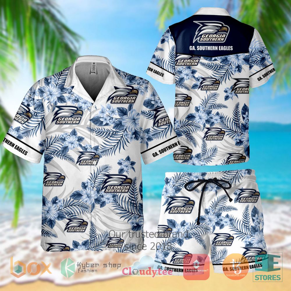 Ga Southern Eagles Hawaiian Shirt, Short